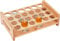 nbeads 24 Tablethalter Für Schnapsgläser, Bar Bambus Schnapsglashalter Weinglas Tasse Serviertablett Tassen Organizer Holz Schnapsbank Display Bar Zubehör Für Party Bar Verein, Bohrung: 3.1 cm