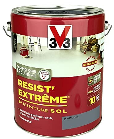 V33 Peinture sols garage - Résist'extrême® - Schiste 5L