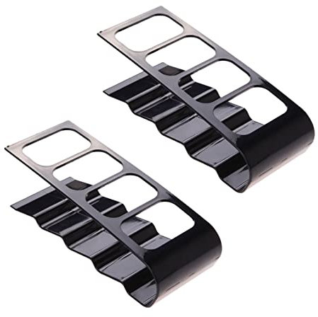 KVSERT 2 x TV DVD Fernbedienung Halter Ständer Rack Organizer Regale (schwarz)