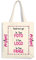 Mr. Gadgets Shopper Personalizzabile 100% cotone riutilizzabile-Con manici lunghezza 67cm -Dimensioni 38x42 (ECRU)