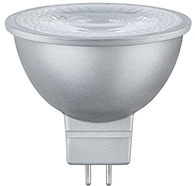 Paulmann 28981 Standard 12V LED Reflektor GU5,3 12V 6,5W 570lm 50mm Chrom Kunststoff 2700K - Warmweiß Leuchtmittel
