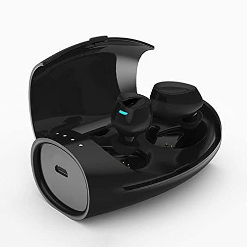 AVC Wireless Earbuds, Bluetooth Headphones, True Wireless Earbuds Headphones with Deep Bass Stereo Sound, Earphones Bluetooth Wireless with Mic, Noise Cancelling Bluetooth Headsets for Running(Black)