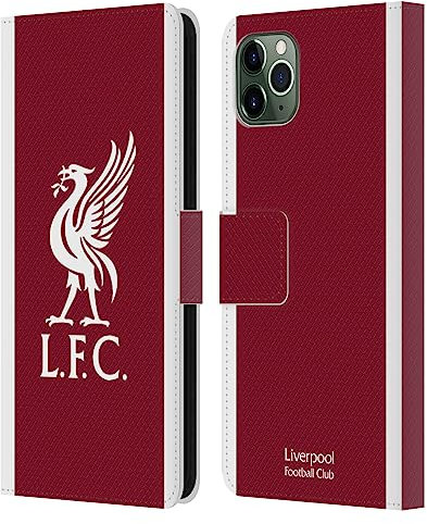 Head Case Designs Officially Licensed Liverpool Football Club Home Kit 2023/24 Leather Book Wallet Case Cover Compatible With Apple iPhone 11 Pro Max