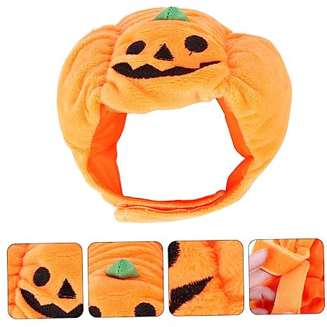 Gadpiparty 1stk Halloween-haustierhut Welpen-halloween-hut Halloween-hundekostüm Katze Halloween-hut Hund Halloween Kostüme Zubehör Haustier-halloween Halloween-hut Für Hund Hündchen Kürbis