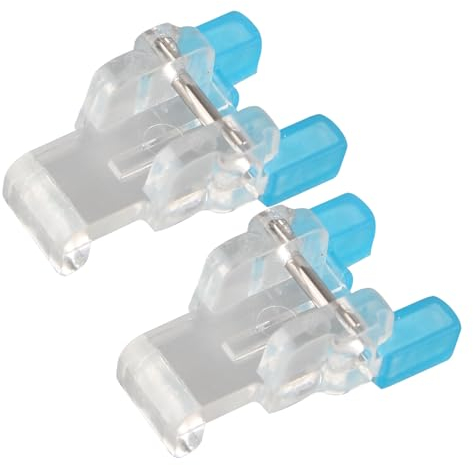 Jopto 2 Stücke Universal Snap on Nähfuß für Nähknöpfe Kompatibel mit Allen Snap On Nähmaschinen mit Niedrigem Schaft Singer, Brother, Babylock, New Home, Janome, Kenmore, Euro-Pro, Juki