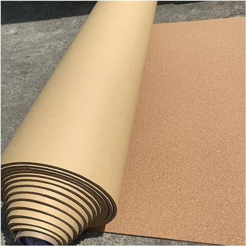 MekUk Pinnwand Kork Selbstklebende Korktafel-Rolle, Pinnwand, Nachrichtentafel, Wanddekoration, DIY-Handwerk, Büro, Schule, Heimdekoration Heim-und Bürodekoration Verwendet (Color : Brown, Size : 1.
