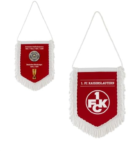 1. FC Kaiserslautern 1. FC Kaiserlautern Autobanner - Erfolge - laminiert Auto Wimpel Banner Autowimpel FCK