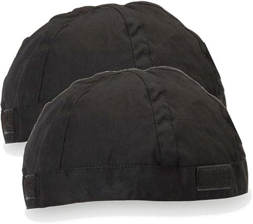 ASPIDEX Calota protectora para debajo del casco, talla única, fabricada en Italia – Salvacasco – para hombre/mujer – Juego de 2 unidades