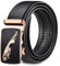Gyios Automatik Gürtel Herren Herren Ledergürtel Automatische Schnalle Trendy Casual Denim Belt Herrenbaushahngürtel-d-120 cm