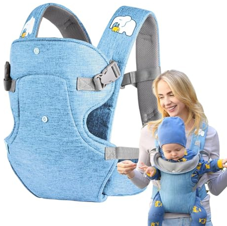usefulbeauty Babytrage – Babytrage zum Stillen, verstellbar, leicht, atmungsaktiv, verstellbar, Lendenwirbelstütze, für Outdoor, Wandern