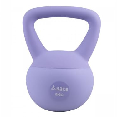 Yate Soft Kettlebell – Bodenschonendes Trainingsgewicht mit ergonomischem Griff & weicher Füllung - Kugelhantel weich 2kg - 8kg Kettle Bell