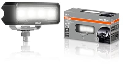 OSRAM LEDriving Lightbar WL VX125-WD, phares de travail LED TOUT-TERRAIN, 1 500 lumens, faisceau lumineux jusqu'à 48 m, 12 V/24 V