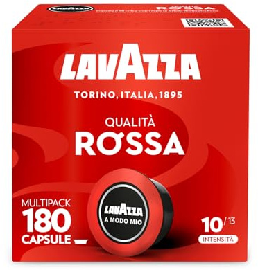Lavazza, A Modo Mio Qualità Rossa, 180 Capsule Caffè
