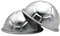 Cadillaps 3D Football Cake Mould Aluminium Alloy 2 Hemisphere Baking Mould Cake Decoration Kitchen Aid
