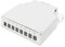 DIGITUS LWL Spleißbox - Hutschienen-Montage - 8 Port - Für LC Duplex Kupplungen - Metallgehäuse, Weiß
