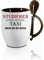 Tasse m. Löffel  Studieren kann jeder - Taxi fahren nur die Besten  Löffeltasse, Kaffeetasse mit Motiv,Bürotasse, bedruckte Tasse mit Sprüchen oder Bildern