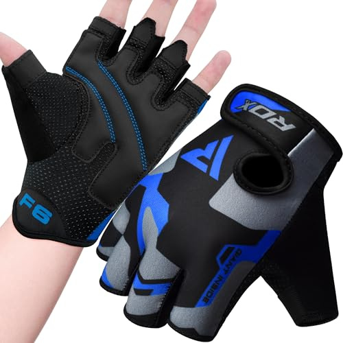 RDX Fitness Handschuhe Trainingshandschuhe Handgelenkstütze Sporthandschuhe Gewichtheben Workout Bodybuilding Krafttraining klimmzug Gym Gloves (MEHRWEG)