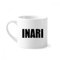 DIYthinker Inari Finnland Stadt Name Mini-Kaffeetasse Weiße Keramik Keramik-Schale mit Griff 6 Unzen Geschenk Mehrfarbig
