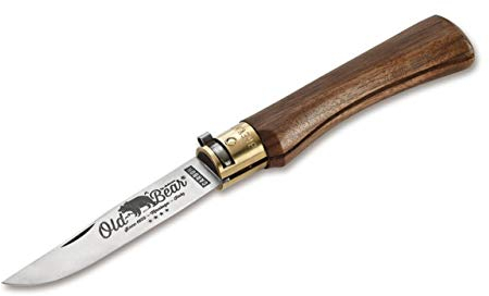 Old 01OB027 Bear Unisex – Erwachsene XL Walnuss KohlenstoffstahlTaschenmesser,braun