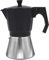 Bastilipo - Mokka induccion 6N, cafetera de aluminio/negro, 6 tazas, color aluminio, apta para induccion