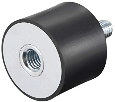 sourcing map M10 Stecker Buchse Gummilager Stoßdämpfer für Motor Generator Kompressor Garage Umkehrosmosepumpe Schlagluftgenerator Autospulen D40mmxH30mm