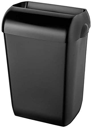 ALLCARE 5790 PlastiQline Exclusive Abfallbehälter Kunststoff Schwarz, halboffen, 23 L