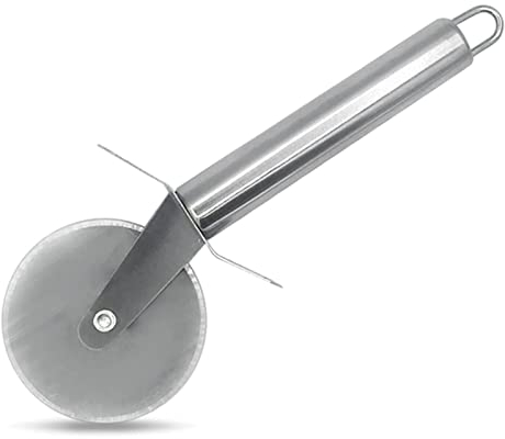 Pizzaschneider | Edelstahl Pizzaroller | scharf & angenehm | EUROXANTY®