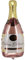 Giant Rose Gold Chateau Celebration' Champagne Bottle Balloon
