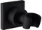 Noir Support de Douche Acier Inoxydable Support Pommeau de Douche Montage Mural Support de Douche à Main Rotatif à 360° Support de Tête de Douche,Square
