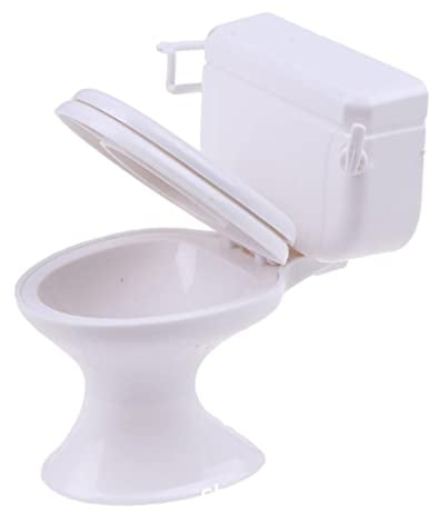 Sharplace Weiß Spielzeugpuppen Minaiture Möbel Bad Modell Life, SpielzeugSpielzeugpuppe Bad Zubehör