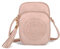 GLITZALL Borsa a tracolla, piccole borse a tracolla con multi tasca, borsa a tracolla con nappa, borsa a tracolla scava fuori, borse per telefono da donna alla moda, rosa, Small