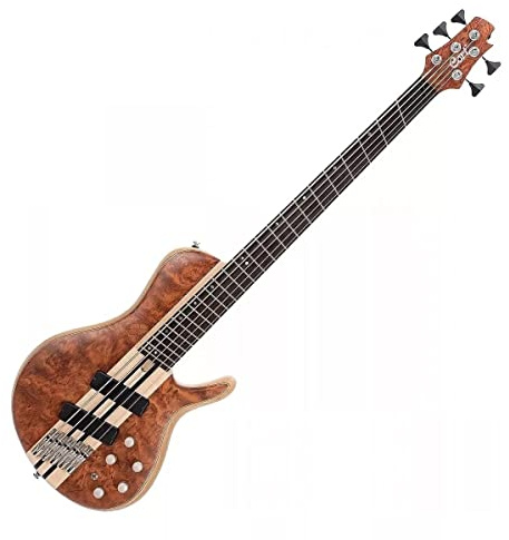 Cort A5 Beyond – Basso elettrico 5 corde serie Artisan A – Naturale pori aperti (+ custodia)