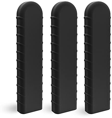 Webake Pan Handle Cover Silicone Hot Handle Holders 3 Pack Heat Resistant Pot Sleeve for Cast Iron Skillet Pot Pan Handle Covers 5.4 x 1.15 x 0.5