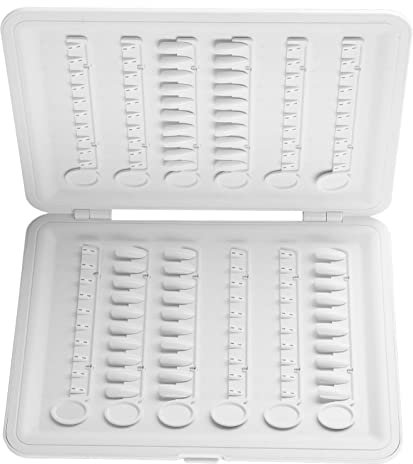 120 Nail Color Chart Display, Nail UV Gel Nail Color Chart Nail Art Equipment Design Board Nail Showing Tool Book for Nail Art Equipment Design Practicing White