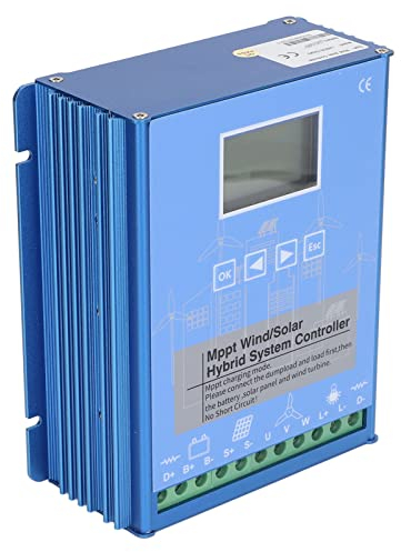 Wind Solar Hybrid Laderegler, 1000W Wind 8100W PV Solar, LCD Energie Laderegler, 24V 48V Automatisch Identifikation, MPPT, für Windkraftanlagen, Sonnenkollektoren, Wind Solar Ergänzungssystem