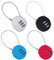 Lot de 4 Cadenas Code à 3 Chiffres, Cadenas Valise Avion Petits Cadenas Cable Cadenas a Code Casier pour Voyage Bagages Valise Sac Casier (4 Couleur)
