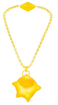 Disney's Wish Upon a Star Feature Light Up Necklace. Encourages Role Play And Is Perfect For Any Disney Wish Fans , Yellow