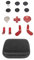 Kit de Thumbsticks Metálicos para Xbox One Elite Series 2, 13 en 1 Thumbsticks de Repuesto con 6 Joysticks Magnéticos Intercambiables, 4 Paddles, 2 D-Pads, 1 Herramienta de Ajuste (Rojo)