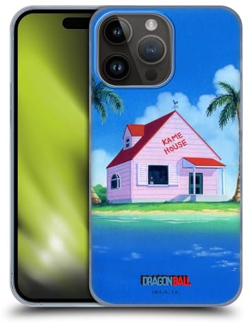 Head Case Designs Officially Licensed Dragon Ball Kame House Iconic Hard Back Case Compatible With Apple iPhone 15 Pro Max