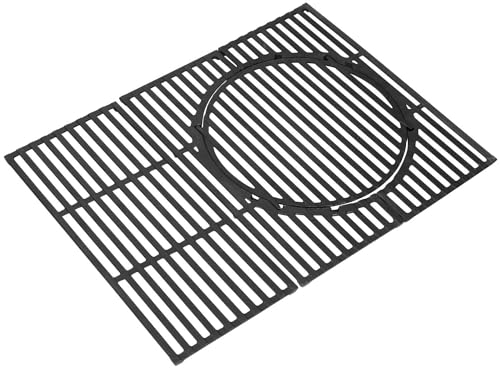 WELL GRILL Switch Grid Rost-in-Rost System Grill Zubehör für Gasgrill Enders Chicago 3, Chicago Next 3-Brenner, Gusseisen Grillrost mit Herausnehmbarem Rundelement Sear Grate, 7756