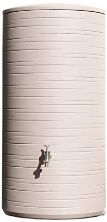 Regentonne Regenwassertank Novara 280L UV-witterungsbeständigem Material. Regenwassertonne mit kindersicherem Deckel und hochwertigen Messinggewinde