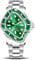 ILLIMITE Schmelzende Automatikuhren für Herren, japanisches Miyota 8215, selbstaufziehendes mechanisches Uhrwerk, Damenuhr, wasserdicht, Edelstahl, Kunst, surrealistische Armbanduhren, Pea001, Grün ,