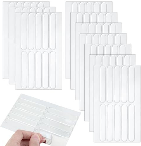 ZyFurn 100 Pezzi Paraurti per Mobili Adesivi Gommini Paracolpi in Silicone Trasparente Paracolpi per Proteggere Pareti e Mobili Ammortizzatore di Colpi per Porte, Tavoli, Armadio, Laptop, Cassetti