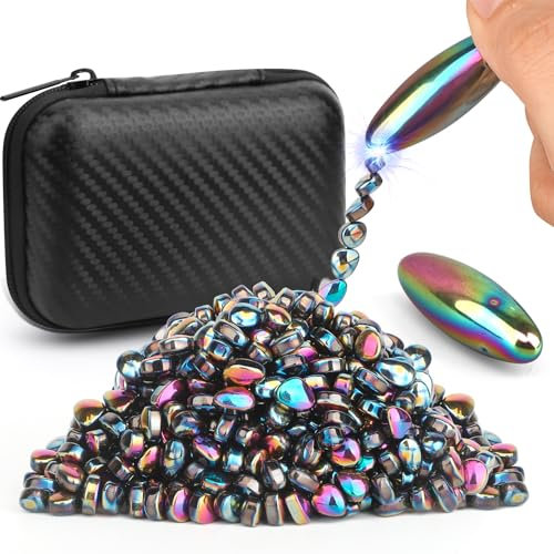 Cooler Fidget-Magnet aus Ferrit-Knete, Schleim-Knete-Dekor, Magnetsteine ​​mit Rassel-Fidget-Magneten in Schlangenform, Anti-Angst-Schreibtisch-Gadget, Stressabbau-Fidget-Tool für Erwachsene