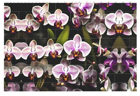 orchidee Decorazioni divertenti Accessori da appendere Mattoni da costruzione puzzle rettangolo vacanza regalo di compleanno