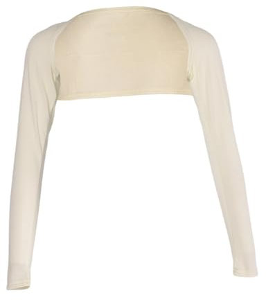 OZLCUA Schal Armstulpen Einteiliger Damen-Hijab mit langen Ärmeln und Armbedeckung Arm Sleeve äRmel(Beige)