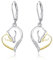 MEDWISE Silber 925 Sterlingsilber Hänger Ohrringe Pferd Schmuck Geschenk Hypoallergen für Damen und Mädchen