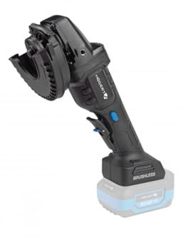 HÖGERT TECHNIK Akku-Winkelschleifer 125mm, 18V Bürstenloser Motor, 8000 U/Min, Werkzeuglose Schutzvorrichtungen, Sicherheits-Paddelschalter, ohne Akku, Metallgetriebe