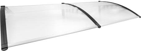 Mighserlm 200cm Front Door Canopy Outdoor Awning Rain Shelter for Back Door Porch Window