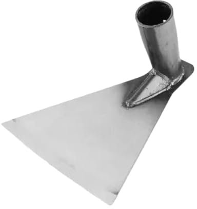 Langstielige Unkrauthacke, verdicktes Dreieck, Unkrautwerkzeug, Bodengraben, arbeitssparendes Pflanzen, Gemüsewerkzeug, Unkrautjäten, Handjäten, Stahl, Bauernhof, Gartenarbeit, robuste Hand